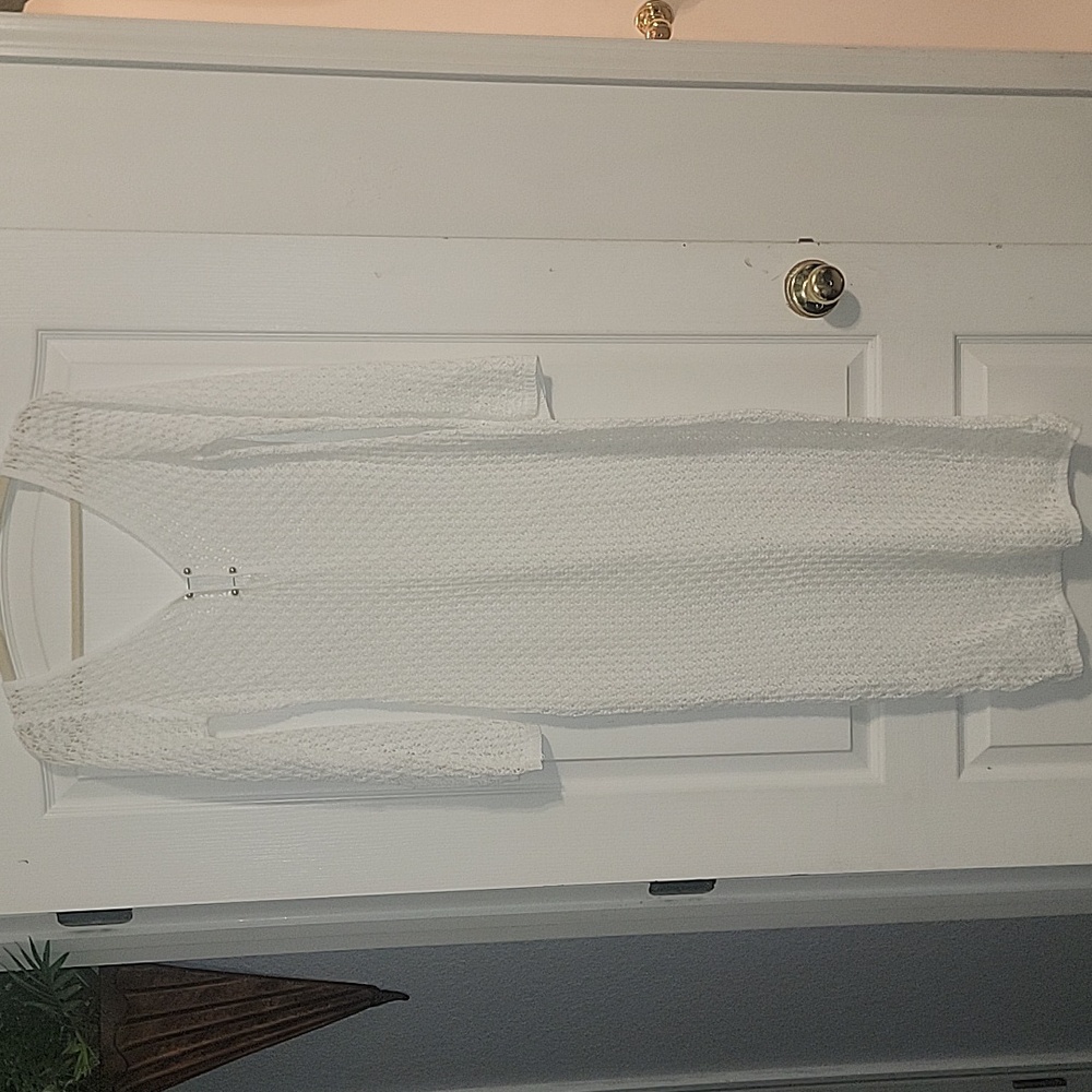 Crochet dress-white small
